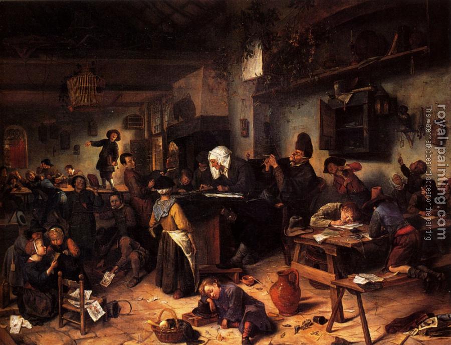 Jan Steen : A School For Boys And Girls
